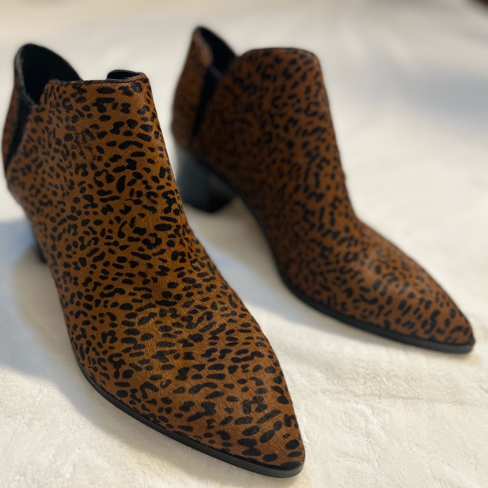 SANCTUARY Revel Leopard Print Calf Hair Booties